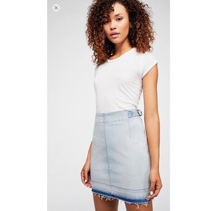 🆕 Free People denim skirt